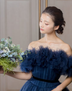 A by Hatsuko Endo：ジル（ネイビー）