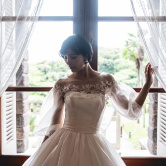 Bellezzabella（ベレッツァベッラ）フォルトゥーナ with パフスリーブ - OD-681：ブライダルハウスささき：本店（山形市）